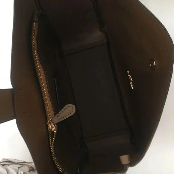 Coach Tan Leather Shoulder Bag - Picture 8 of 8